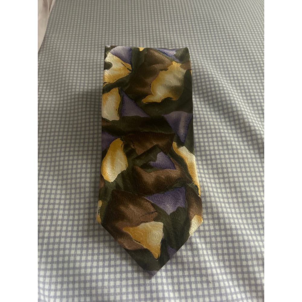 J Garcia‎ abstract men's silk tie